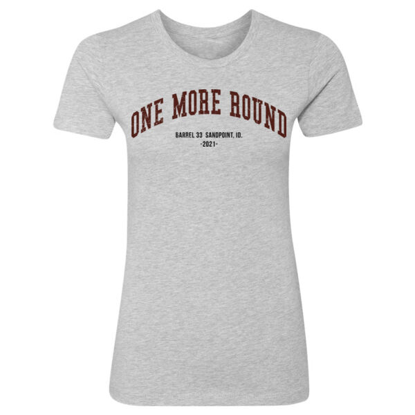 ONE MORE ROUND - SANDPOINT - WOMEN'S FITTED T-SHIRT - $KQG2XM$ Thumbnail