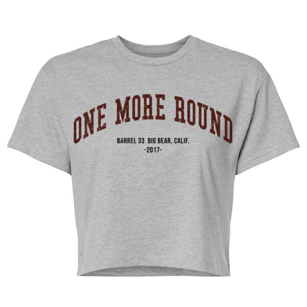 ONE MORE ROUND - BIG BEAR - WOMEN'S CROP T-SHIRT - $NFUMA5$ Thumbnail