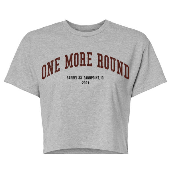 ONE MORE ROUND - SANDPOINT - WOMEN'S CROP T-SHIRT - $SX893Z$ Thumbnail